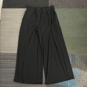 Dressed in LALA Lex ribbed play suit pants large black